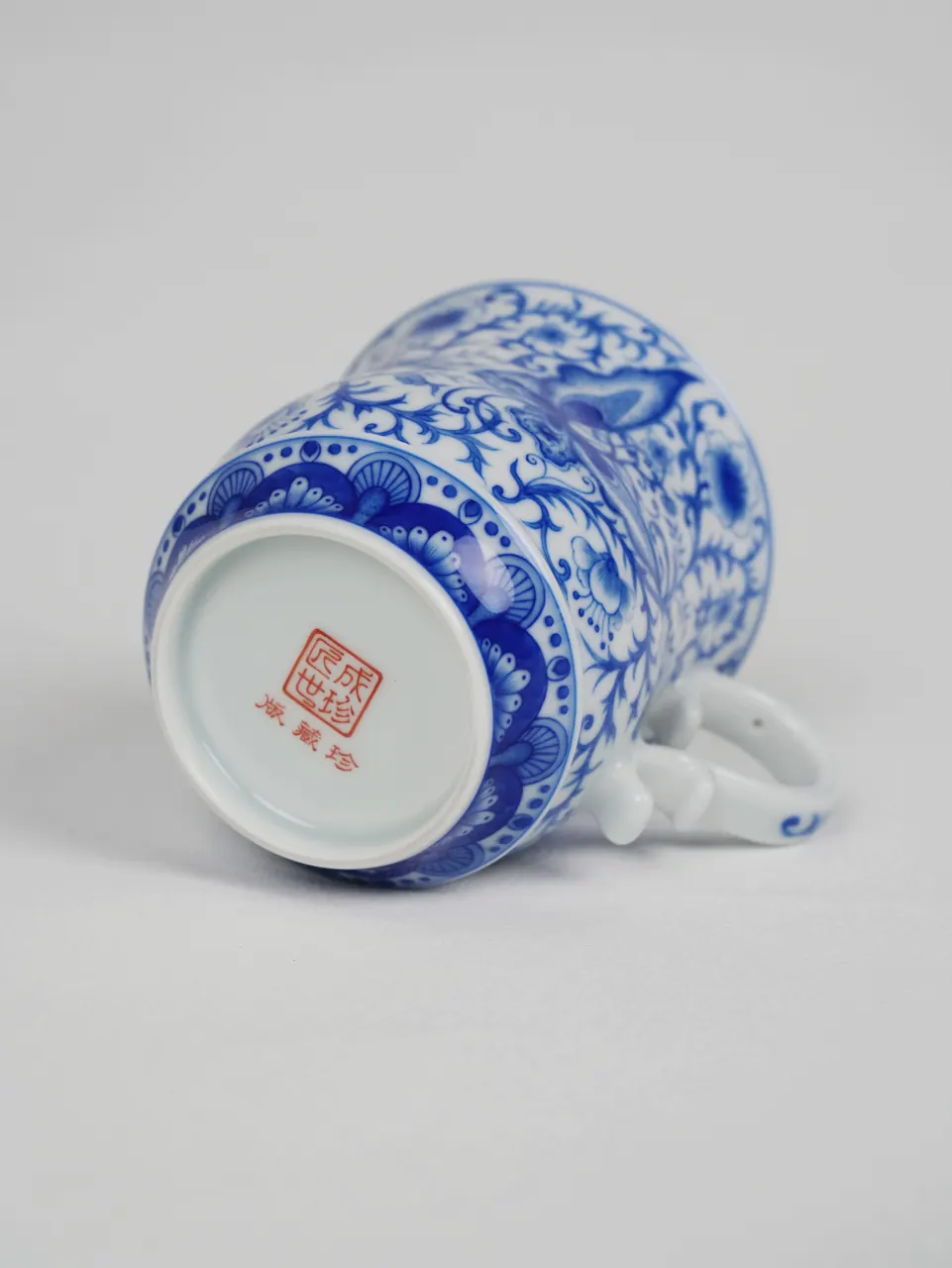 Underside view showing the cup base and overall form