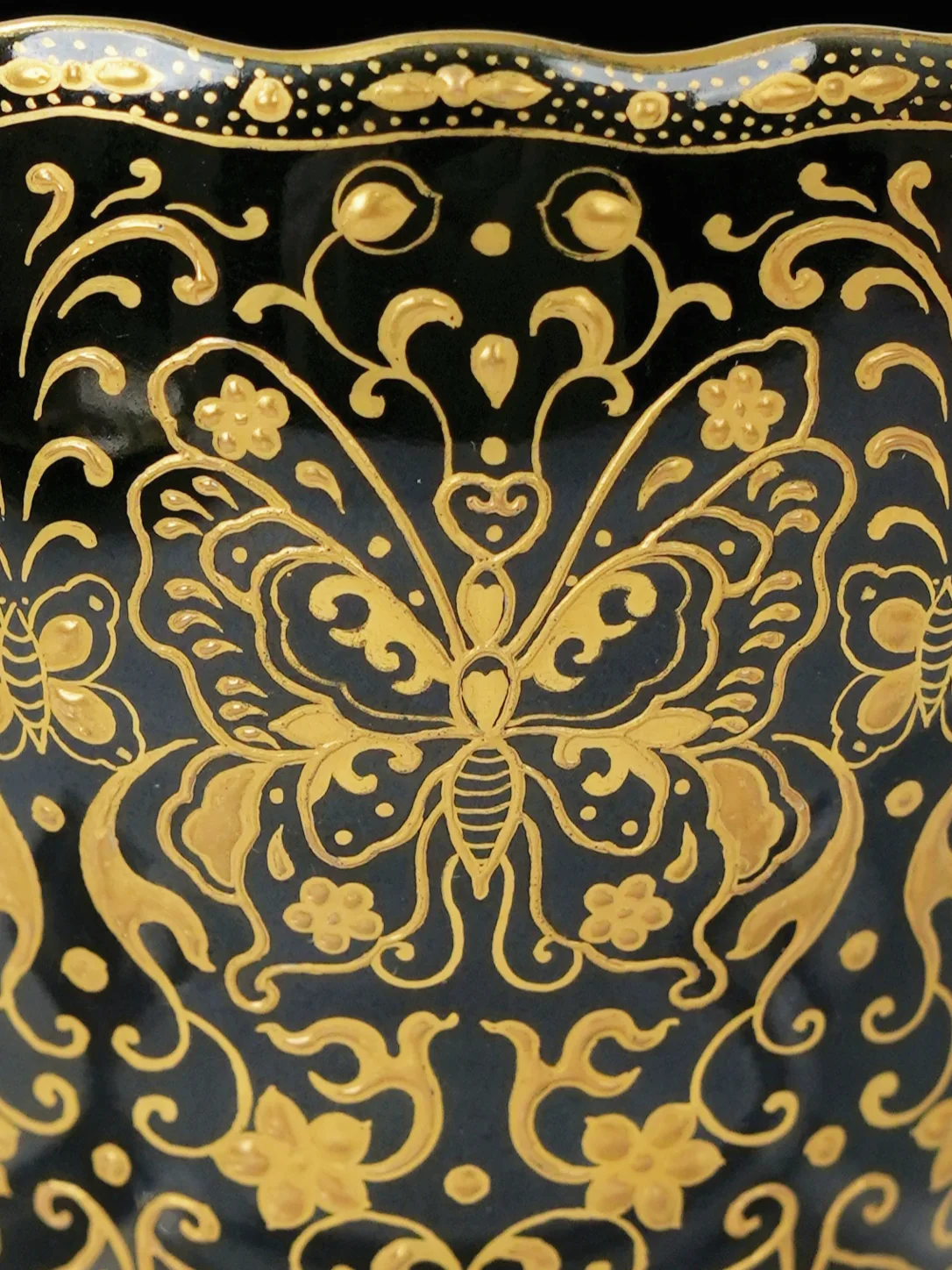 Golden Nocturne — butterfly detail