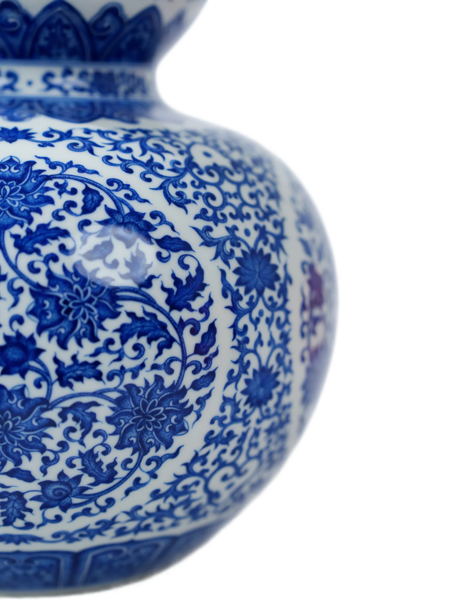 Blossom Gourd Vase — body detail