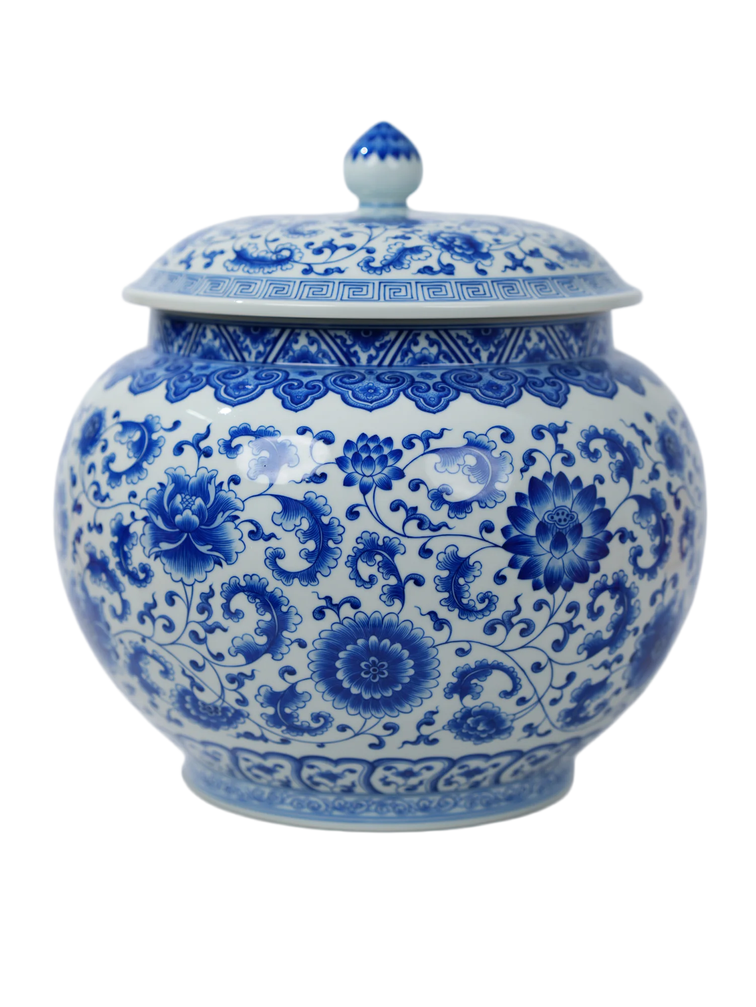 Floral General Jar porcelain work
