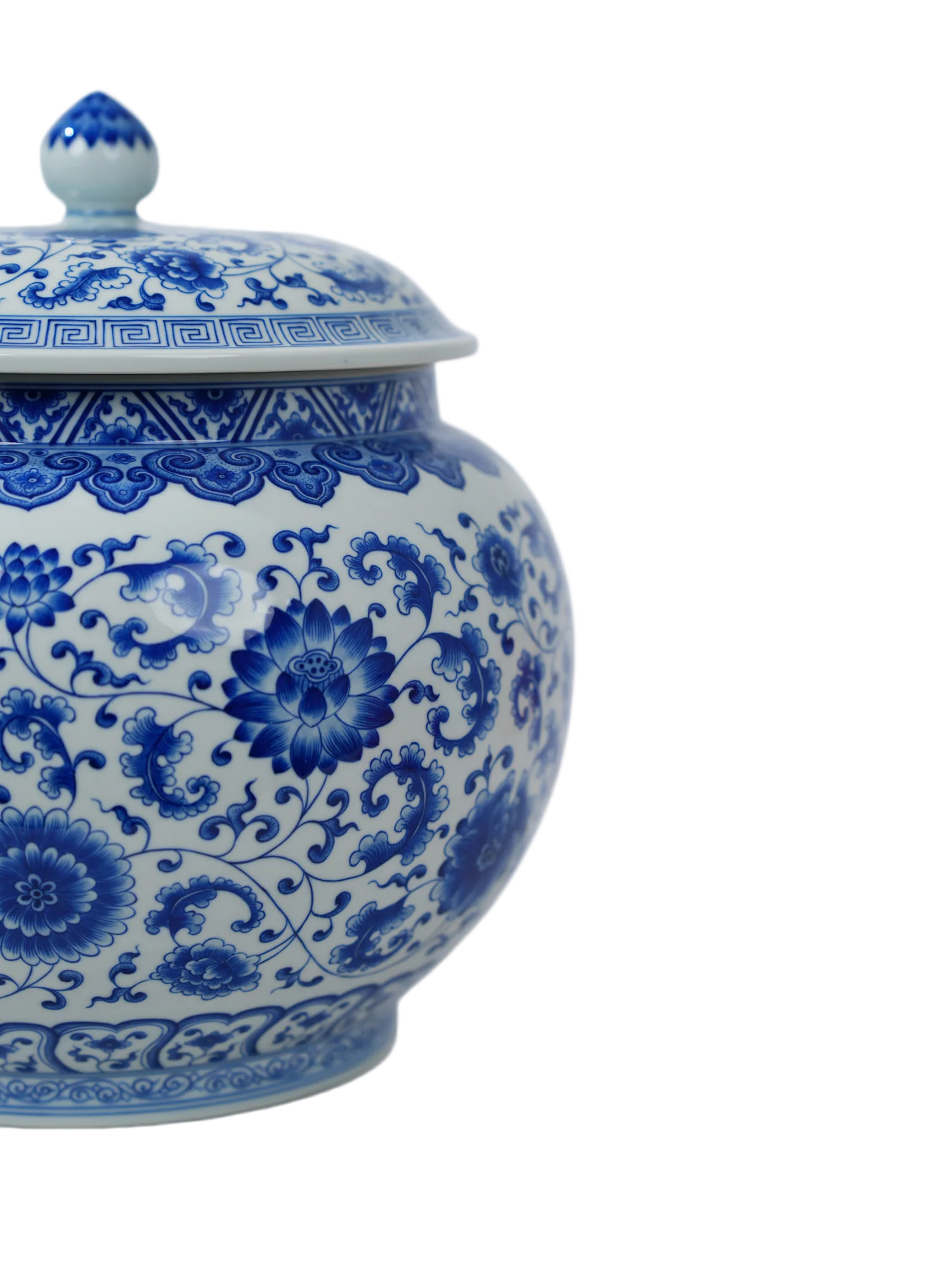 Floral General Jar — body view