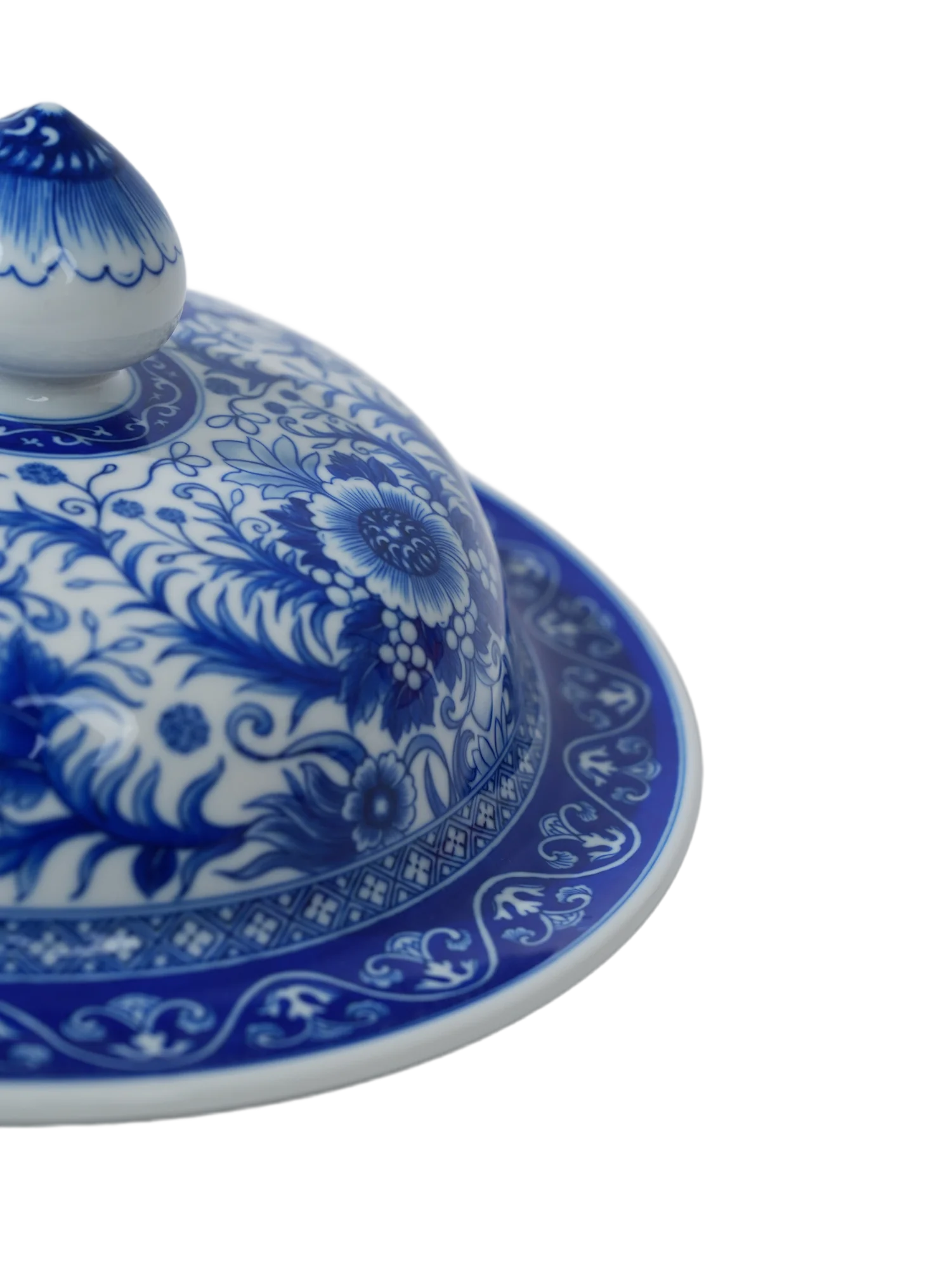 Floral General Jar — lid profile