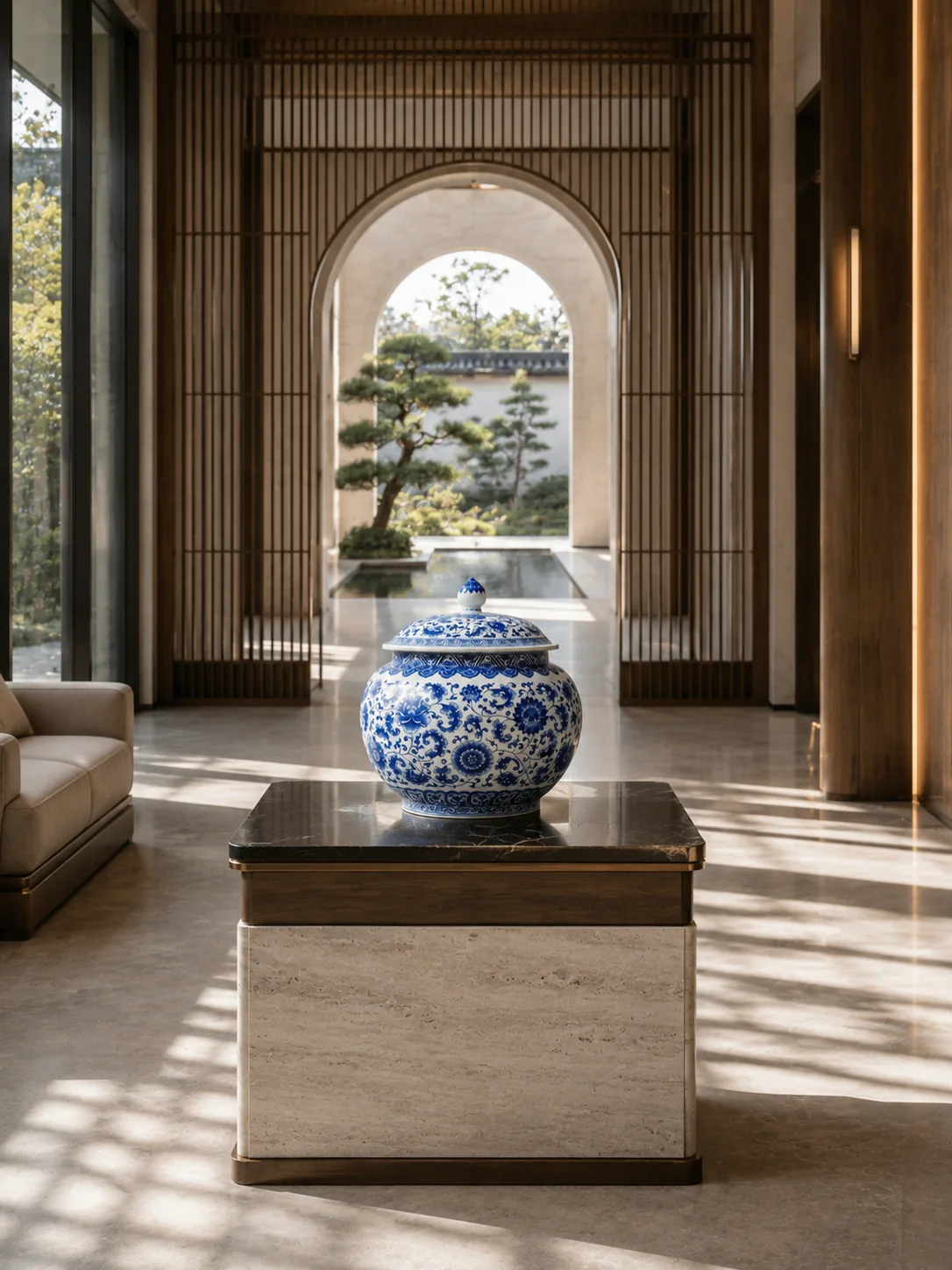 Floral General Jar — room view