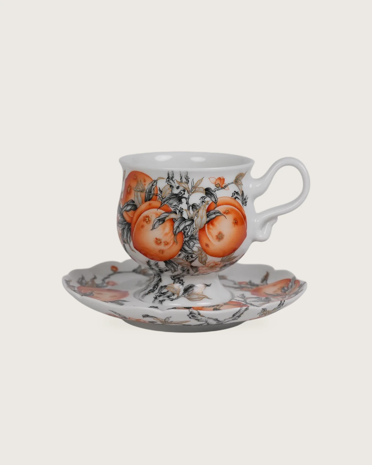 Peach Reverie porcelain work