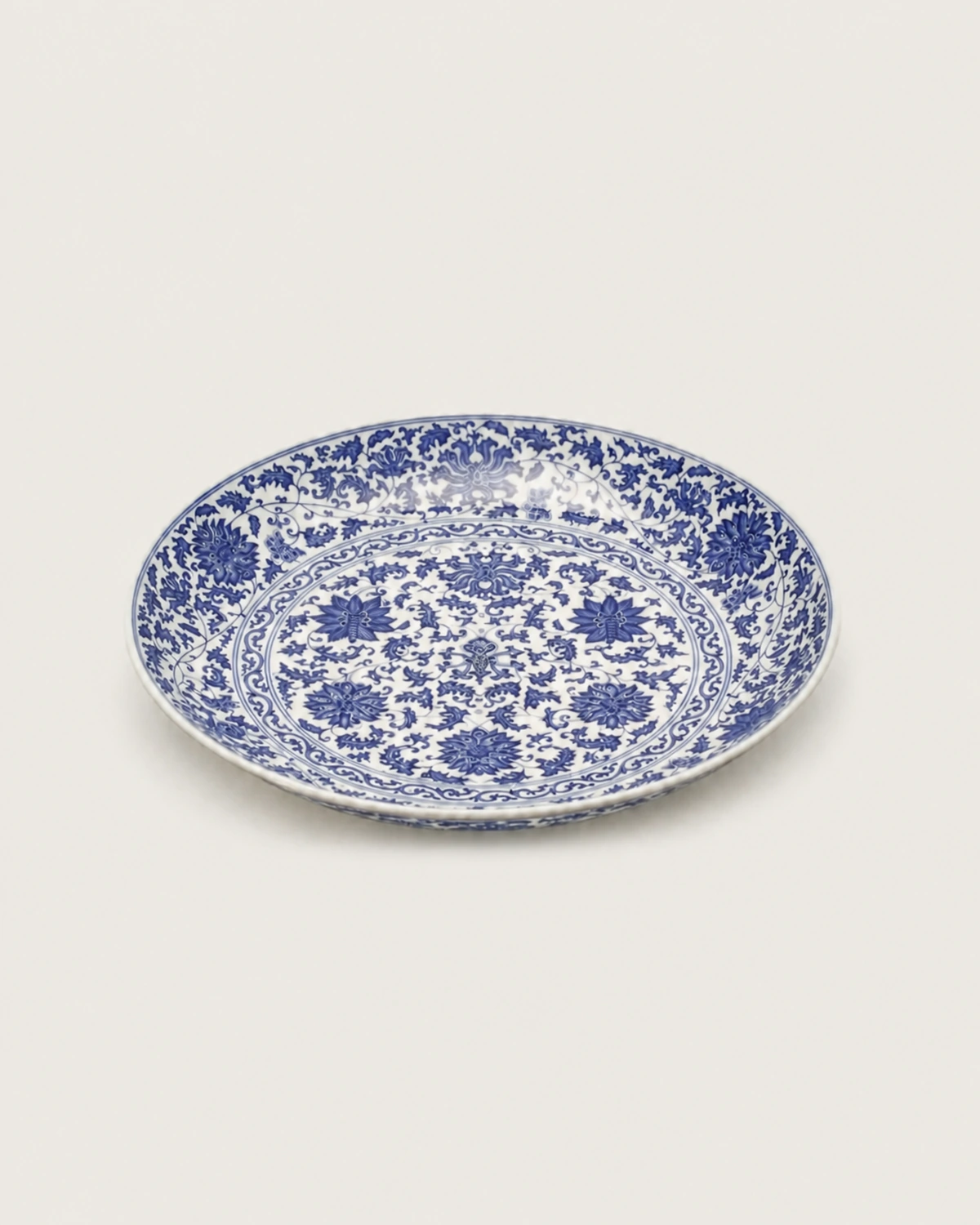 Lotus Display Plate porcelain work