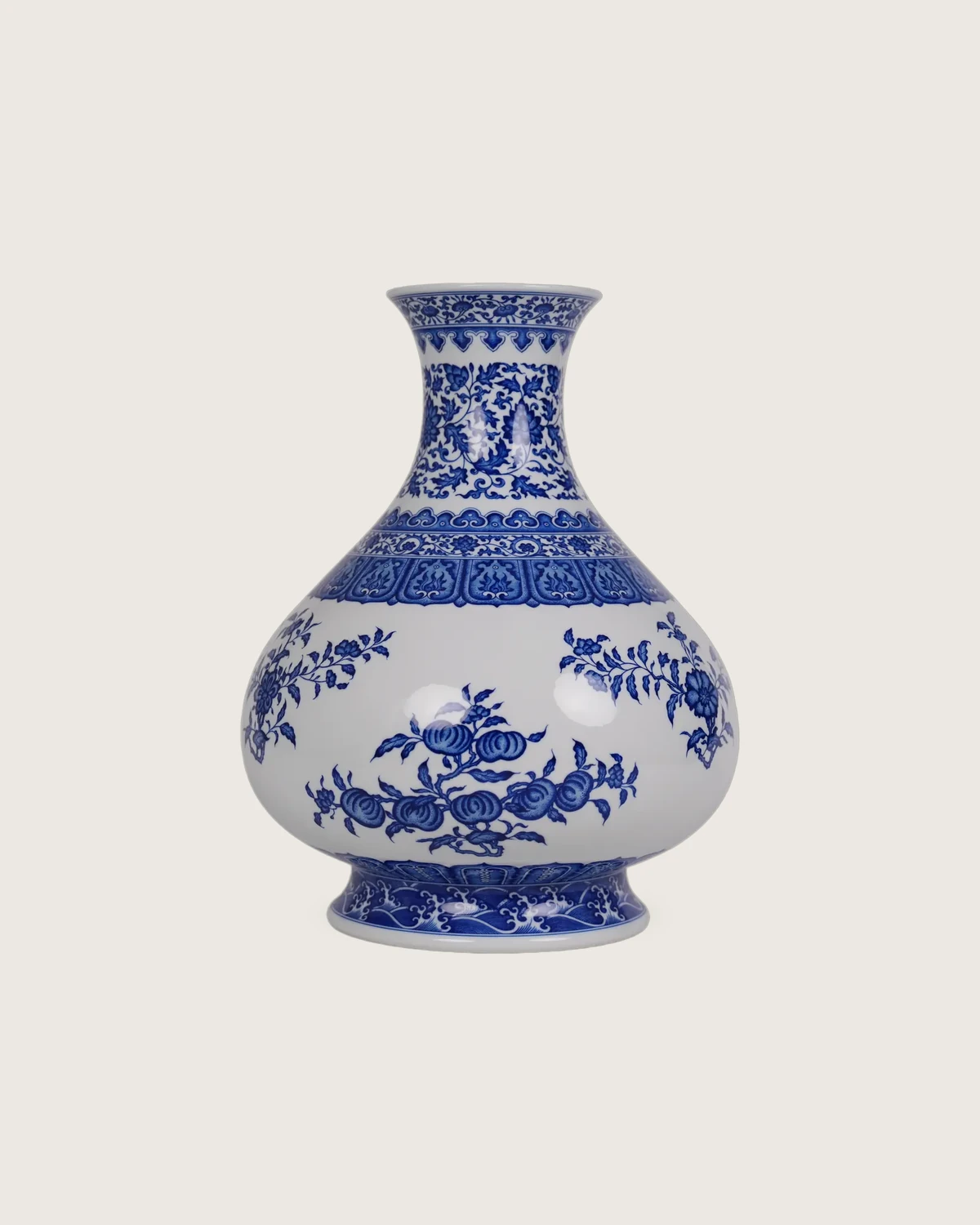 Three Abundances Water-Chestnut Vase porcelain work
