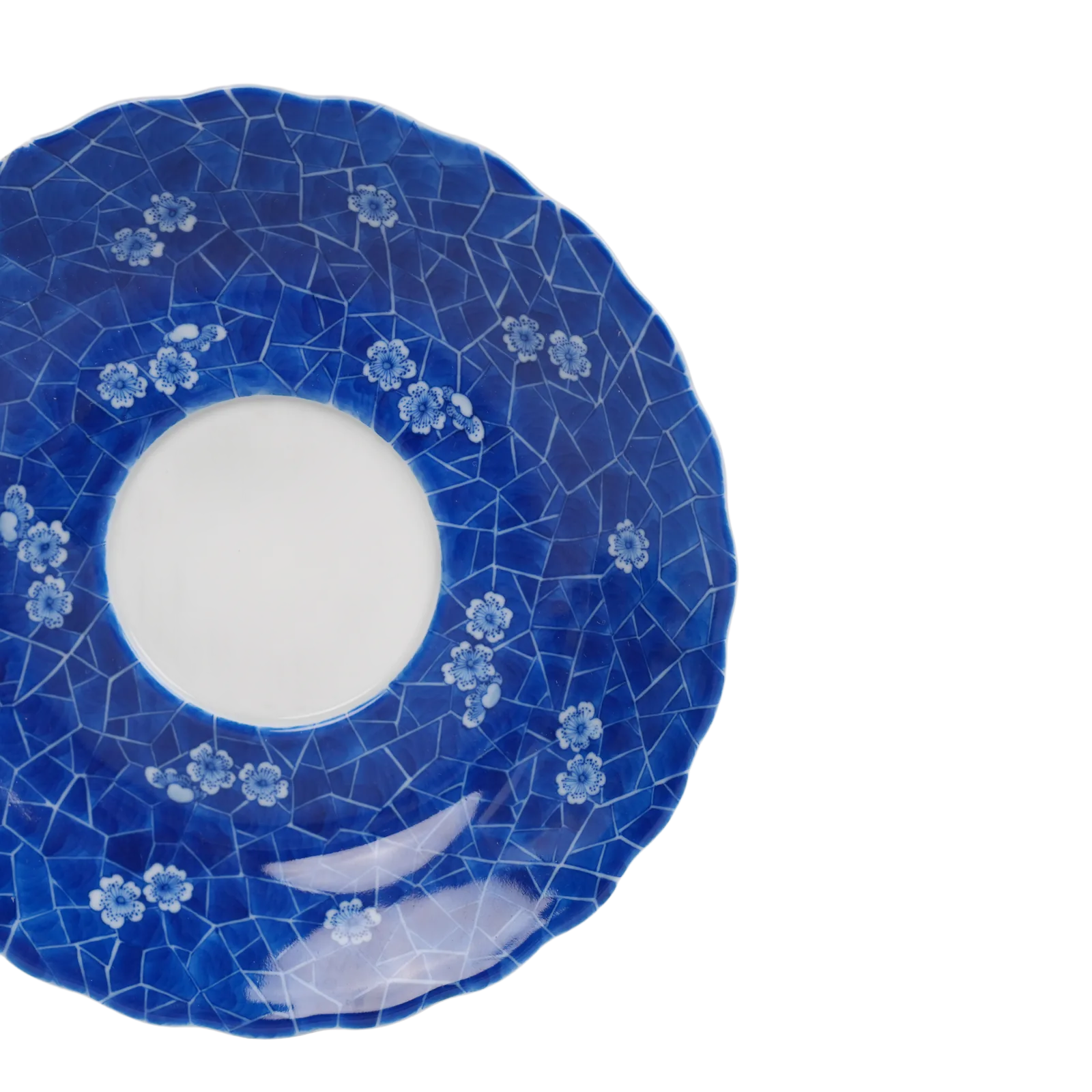 Underside view of the Deer in Silent Snow porcelain cup