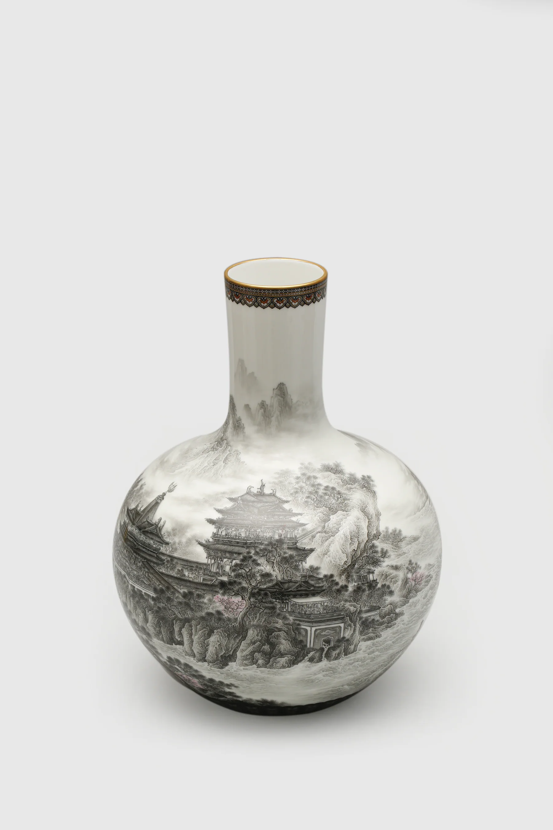 Floating Citadel Vase porcelain work