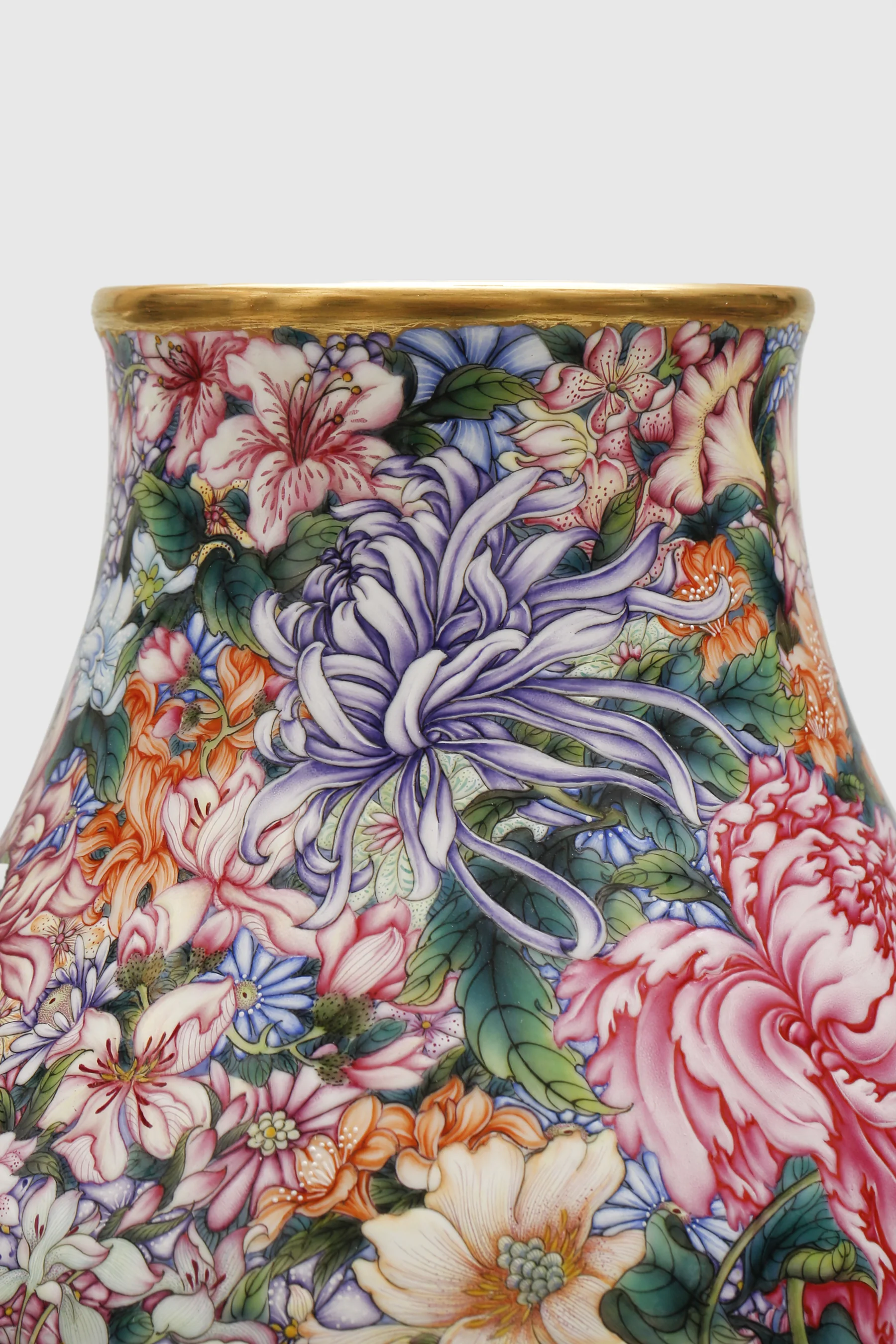 Floral Banquet — neck detail