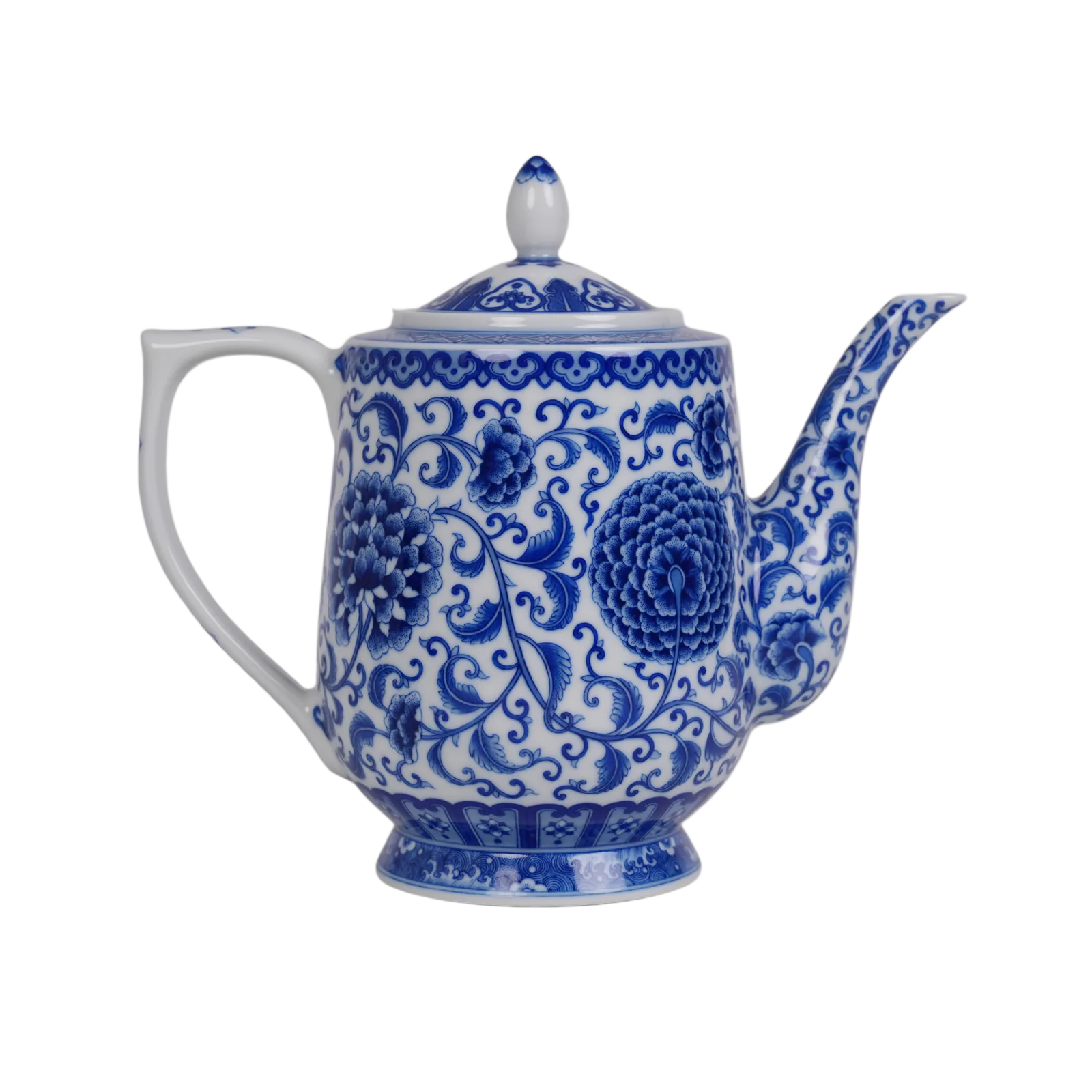 Side view of the Brocade Years teapot